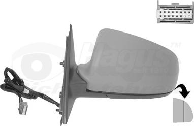 Van Wezel 0326817 - Rétroviseur extérieur droxauto.com