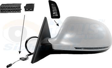 Van Wezel 0378807 - Rétroviseur extérieur droxauto.com