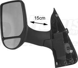 Van Wezel 1985817U - Rétroviseur extérieur droxauto.com