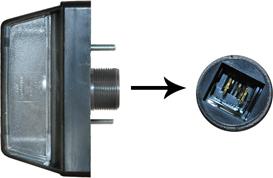 Van Wezel 1650940 - Feu éclaireur de plaque droxauto.com