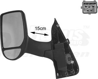 Van Wezel 1898817 - Rétroviseur extérieur droxauto.com