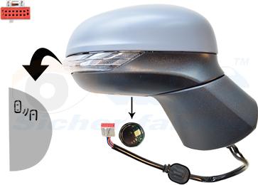 Van Wezel 1853828 - Rétroviseur extérieur droxauto.com