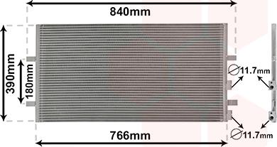 Van Wezel 18005407 - Condensateur, climatisation droxauto.com