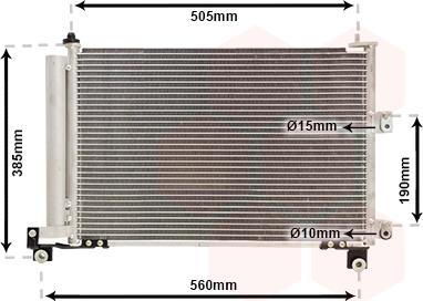 Van Wezel 18005486 - Condensateur, climatisation droxauto.com