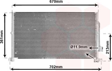 Van Wezel 18005302 - Condensateur, climatisation droxauto.com