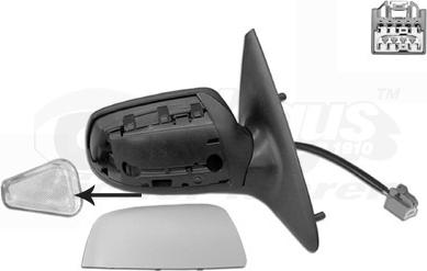 Van Wezel 1829828 - Rétroviseur extérieur droxauto.com