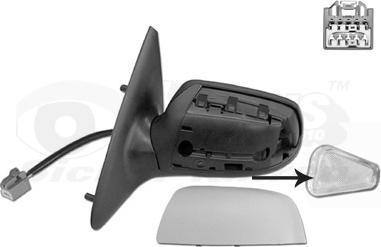 Van Wezel 1829827 - Rétroviseur extérieur droxauto.com