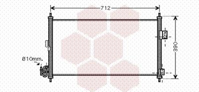 Van Wezel 13005263 - Condensateur, climatisation droxauto.com