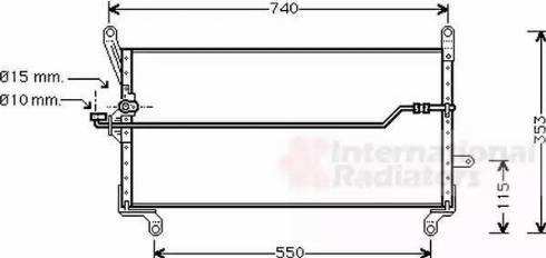 Van Wezel 17005179 - Condensateur, climatisation droxauto.com