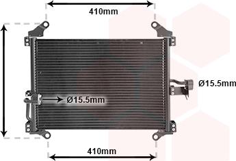 Van Wezel 17005206 - Condensateur, climatisation droxauto.com