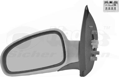 Van Wezel 8115817 - Rétroviseur extérieur droxauto.com