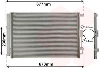 Van Wezel 83015703 - Condensateur, climatisation droxauto.com