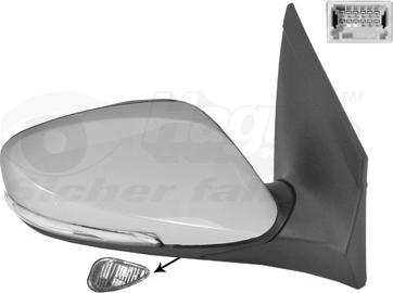 Van Wezel 8244818 - Rétroviseur extérieur droxauto.com