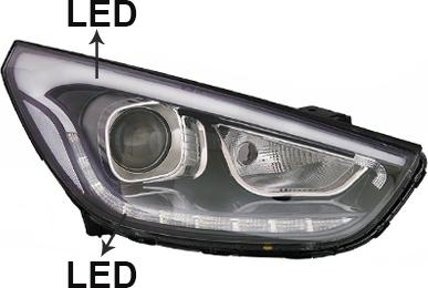 Van Wezel 8262964 - Projecteur principal droxauto.com