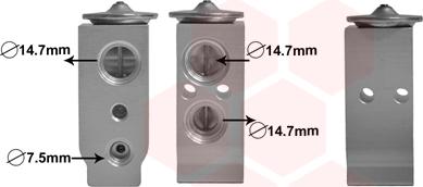 Van Wezel 82001325 - Détendeur, climatisation droxauto.com