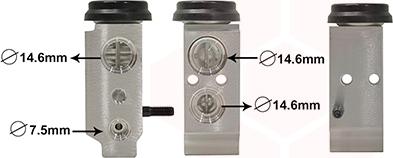 Van Wezel 82001277 - Détendeur, climatisation droxauto.com