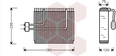 Van Wezel 8200V002 - Évaporateur climatisation droxauto.com