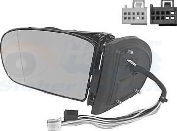 Van Wezel 3041857 - Rétroviseur extérieur droxauto.com