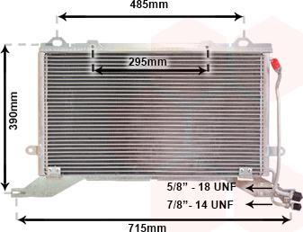 Van Wezel 30005268 - Condensateur, climatisation droxauto.com