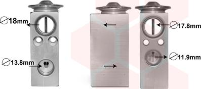 Van Wezel 30001599 - Détendeur, climatisation droxauto.com