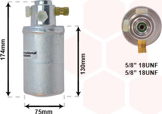 Van Wezel 3000D291 - Filtre déshydratant, climatisation droxauto.com