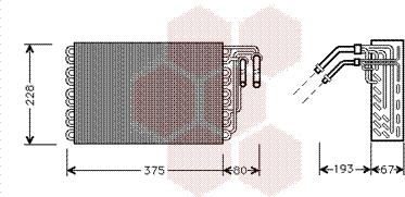 Van Wezel 3000V020 - Évaporateur climatisation droxauto.com