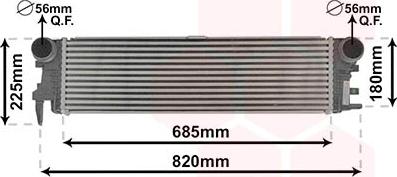 Van Wezel 30014700 - Intercooler, échangeur droxauto.com