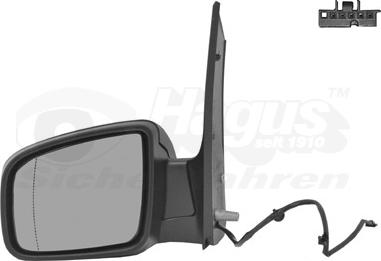 Van Wezel 3081807 - Rétroviseur extérieur droxauto.com