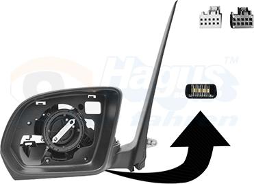 Van Wezel 3082827 - Rétroviseur extérieur droxauto.com