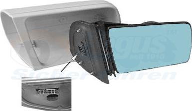 Van Wezel 3030808 - Rétroviseur extérieur droxauto.com