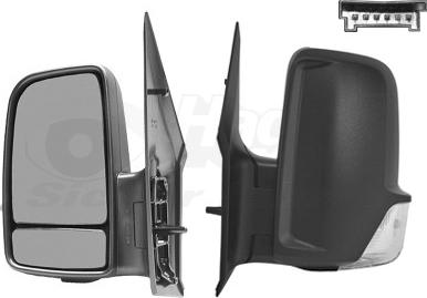 Van Wezel 3077808 - Rétroviseur extérieur droxauto.com