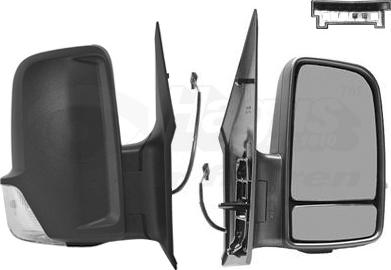 Van Wezel 3077822 - Rétroviseur extérieur droxauto.com