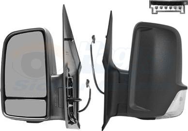 Van Wezel 3077827 - Rétroviseur extérieur droxauto.com