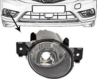 Van Wezel 3341998 - Projecteur antibrouillard droxauto.com