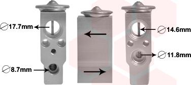 Van Wezel 33001380 - Détendeur, climatisation droxauto.com