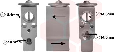 Van Wezel 33001379 - Détendeur, climatisation droxauto.com