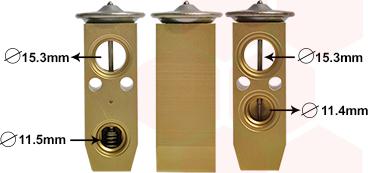 Van Wezel 33001371 - Détendeur, climatisation droxauto.com