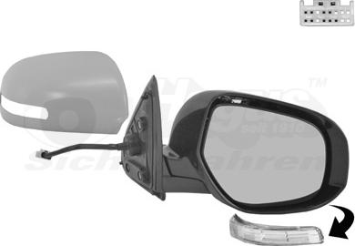 Van Wezel 3274808 - Rétroviseur extérieur droxauto.com