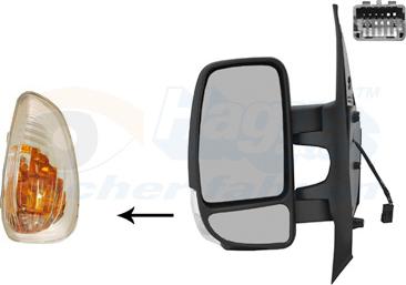 Van Wezel 3799807 - Rétroviseur extérieur droxauto.com