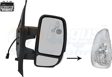 Van Wezel 3799828 - Rétroviseur extérieur droxauto.com