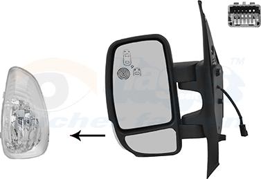 Van Wezel 3799827 - Rétroviseur extérieur droxauto.com