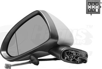 Van Wezel 3750807 - Rétroviseur extérieur droxauto.com