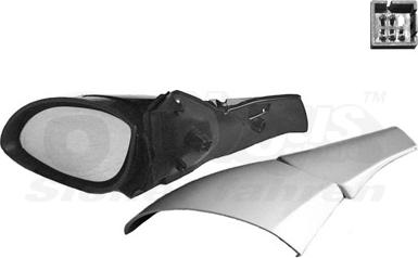 Van Wezel 3766807 - Rétroviseur extérieur droxauto.com