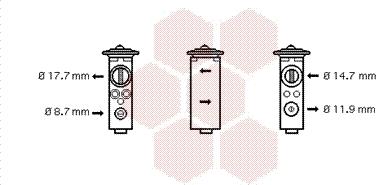 Van Wezel 37001375 - Détendeur, climatisation droxauto.com