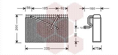 Van Wezel 3700V298 - Évaporateur climatisation droxauto.com