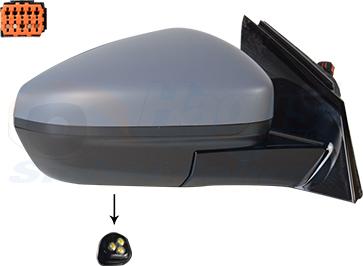 Van Wezel 3729818 - Rétroviseur extérieur droxauto.com