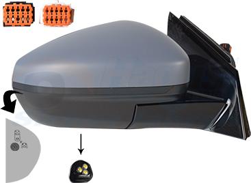 Van Wezel 3729828 - Rétroviseur extérieur droxauto.com