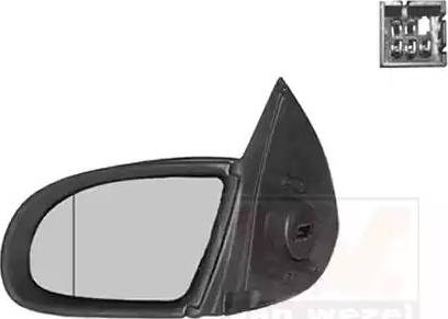 Van Wezel 3778807 - Rétroviseur extérieur droxauto.com
