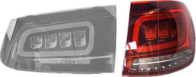 Van Wezel 2976922U - Feu arrière droxauto.com