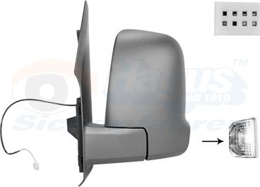 Van Wezel 2973801 - Rétroviseur extérieur droxauto.com